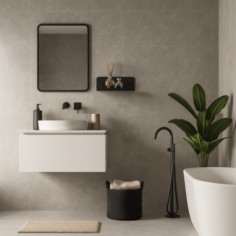Nevada – practical aluminum shelf for shower and bathroom [2]