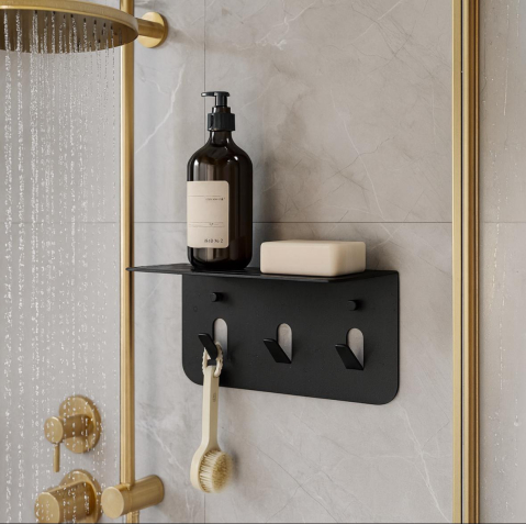 Accesorii Baie - Cliford raft din aluminiu multifuncțional pentru baie