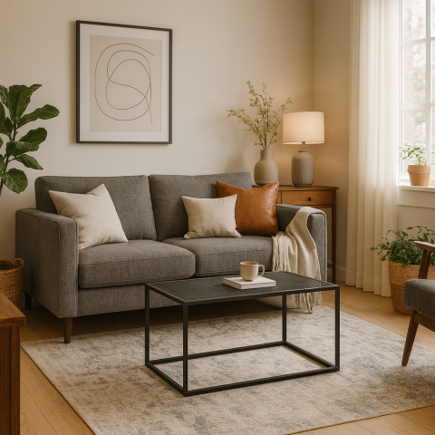 Rectangular coffee tables - Coffee Table 382x745x400mm cod 12864