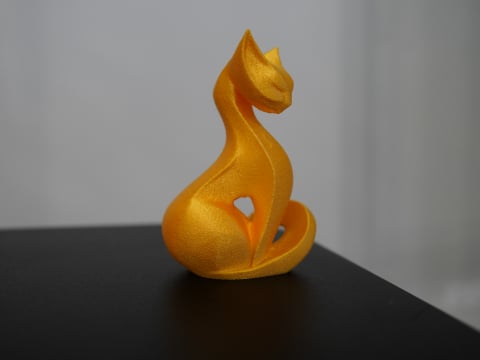 3D Printed Decorative Cat [1]