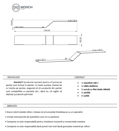 Gauthiot – Two-Tier Modern Shelf [1]