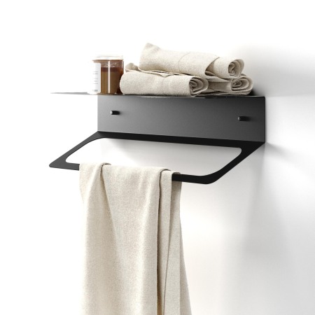 Accesorii Baie - Marseille - Suport din aluminiu multifunctional pentru prosoape