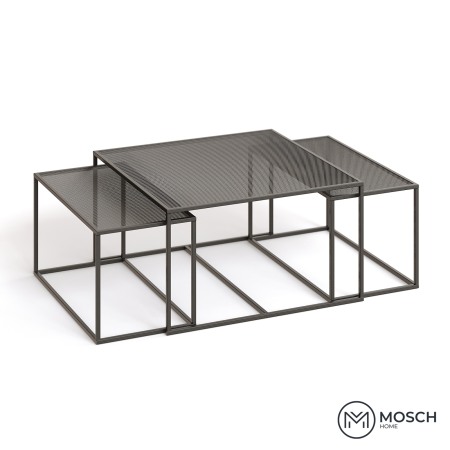 Set de 3 mese de cafea din metal | Argentina 25294 [2]