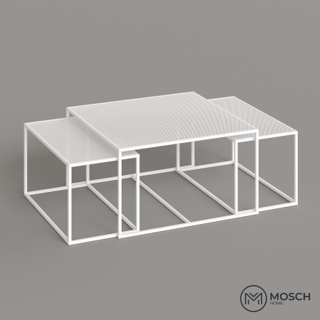 Set de 3 mese de cafea din metal | Argentina 25294 [1]