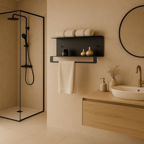 Osborne raft din aluminiu pentru prosoape - practic și elegant [2]