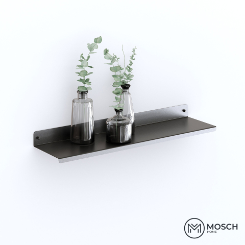 Oslo |Polita Aluminiu 80 cm lungime design indoit in fata [3]