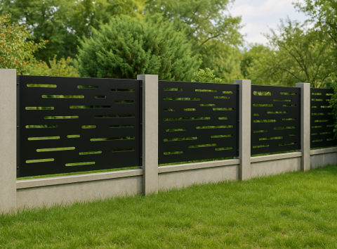 Gard Metalic - Panouri de gard din aluminiu sau otel moderne