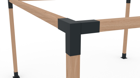 Pergola Kit 490 – Metal Connectors for Pergola Without Roof | 100x100mm Steel [4]