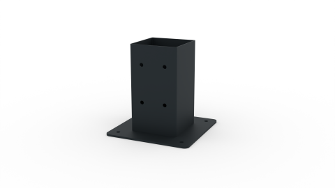 Pergola Kit 490 – Metal Connectors for Pergola Without Roof | 100x100mm Steel [8]