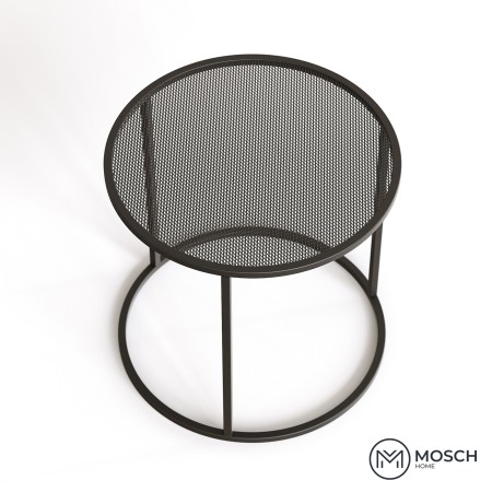 Măsuță de cafea rotundă metalică 500x500x480 mm | Mosch Home [2]