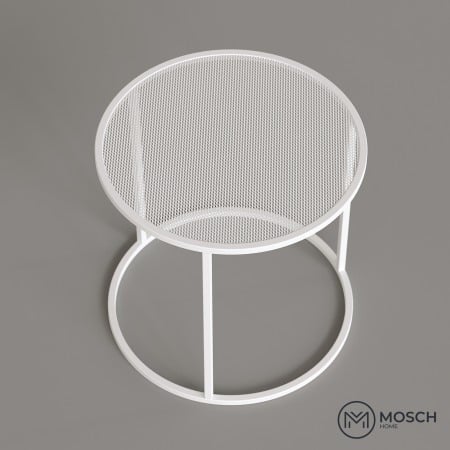 Măsuță de cafea rotundă metalică 500x500x480 mm | Mosch Home [1]
