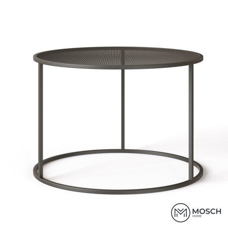 Masă de cafea rotundă cu blat din plasă metalică 12865.1|700x700x480 mm [5]