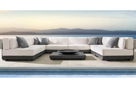 Grădina în Detaliu - Set mobilier premium din aluminiu, pentru terasa/gradina/balcon, model Kyoto RHO