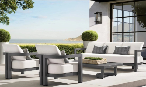 Grădina în Detaliu - Set mobilier premium din aluminiu, pentru terasa/gradina/balcon, model Parma