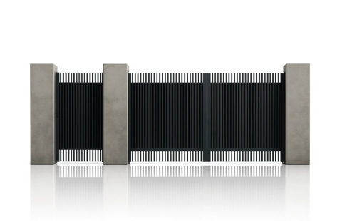Aluminum Fences & Gates - Supernova Aluminum Gate Set, Anthracite Grey – Virtuoso Signature Collection