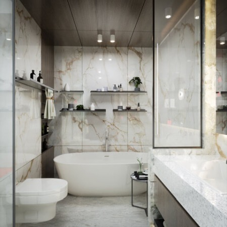 Stockholm - Stockholm – Elegant Bathroom Shelf