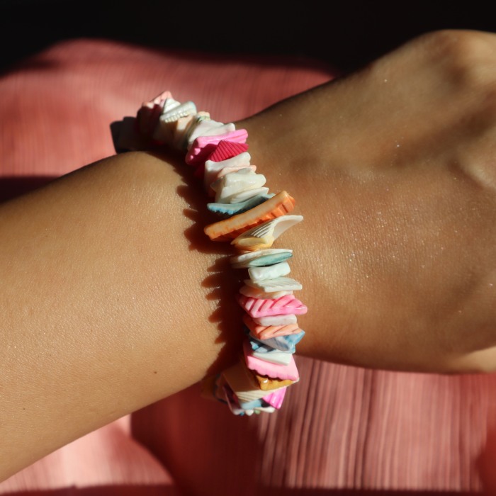 Bratara scoici colorate Rainbow [2]