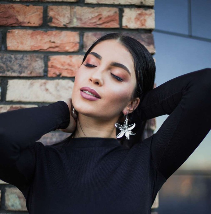 Cercei floare Amina S [3]