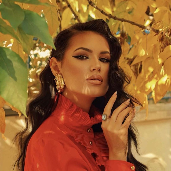 Cercei frunza Carly [2]