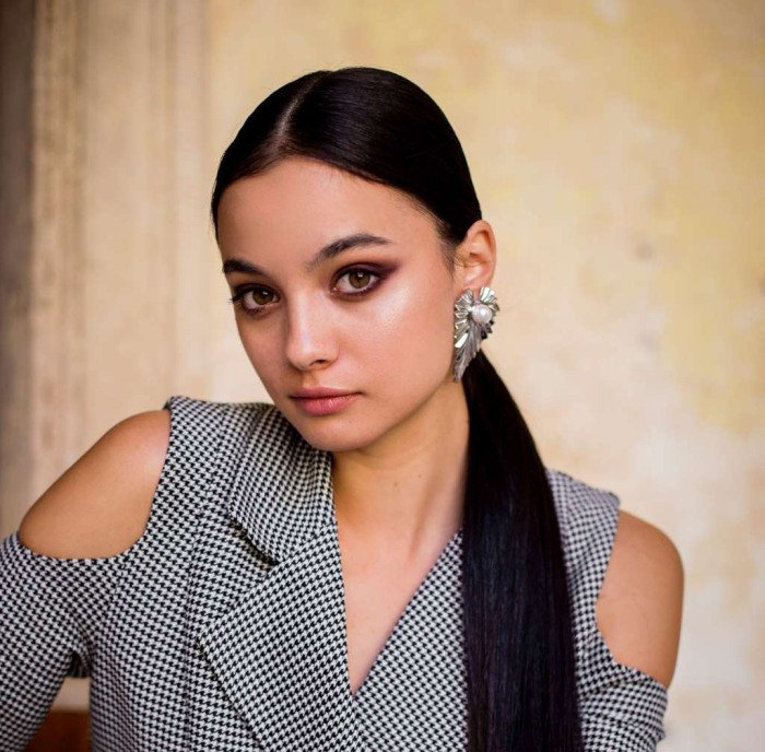 Cercei frunza Kalla S [2]