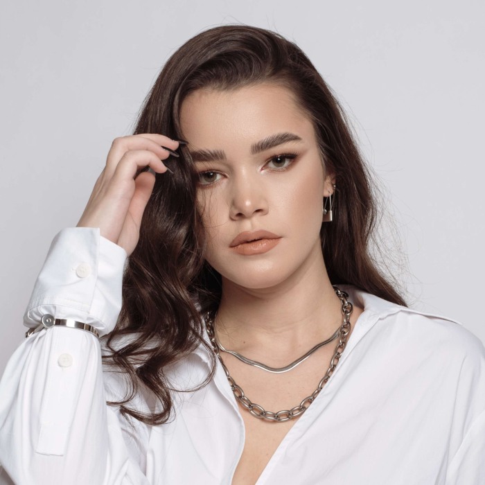 Cercei lacat argintii Roxanne [2]