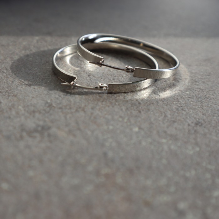 Cercei rotunzi argintii Sanja S [2]