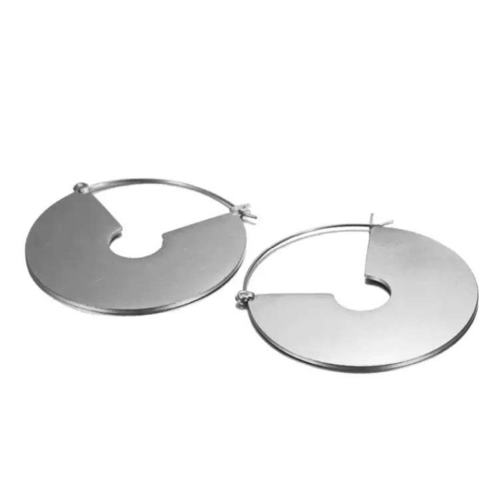 Cercei rotunzi argintiu [5]