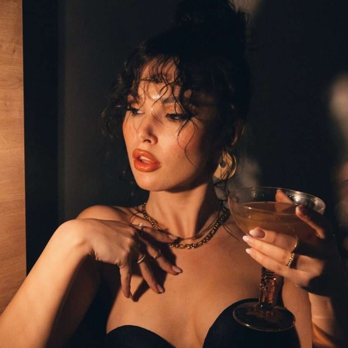 Cercei rotunzi auriu Camille [2]