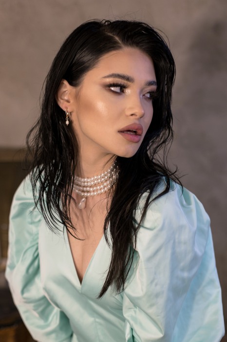 Cercei rotunzi cu perla baroc Augusta [2]