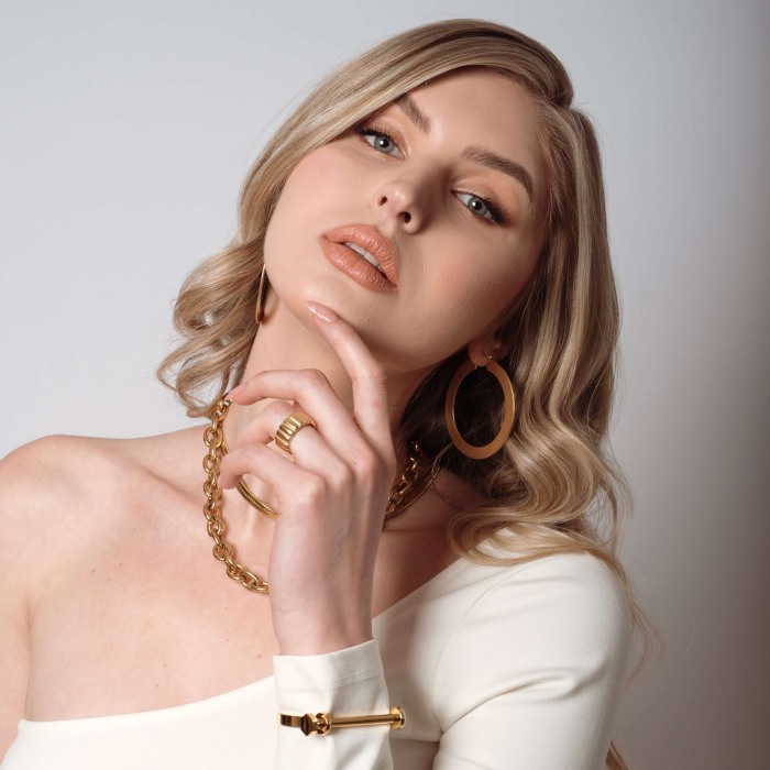 Cercei rotunzi Sienna [2]