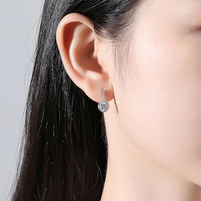 Cercei stud mireasa Luna [2]