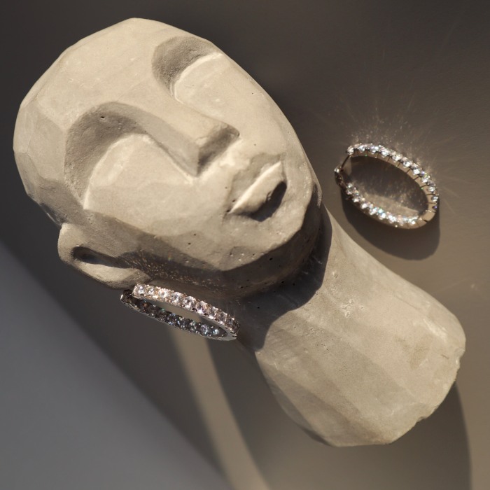 Cercei tennis argint ovali Marla [3]