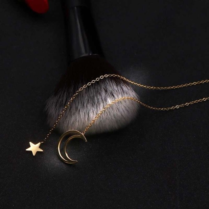 Colier auriu Luna si Stea [3]