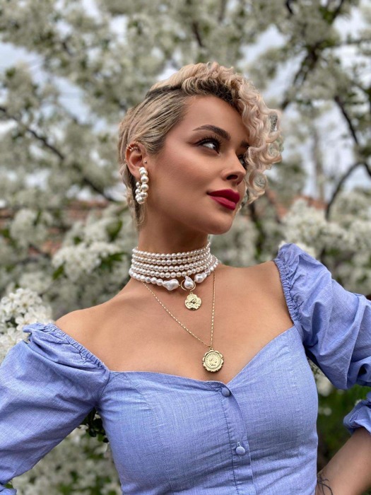 Colier cu perle baroc Korine [2]