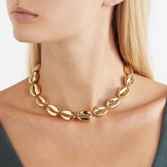 Colier cu scoici aurii Mariola [2]