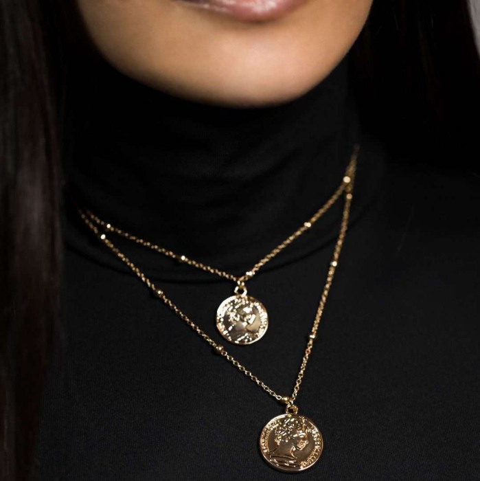 Colier moneda rozar [2]