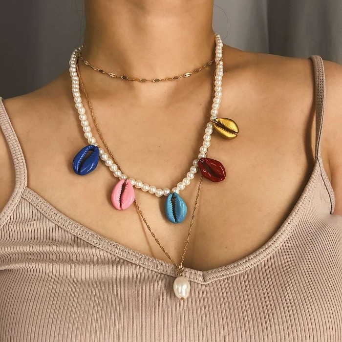 Colier scoici colorate [3]