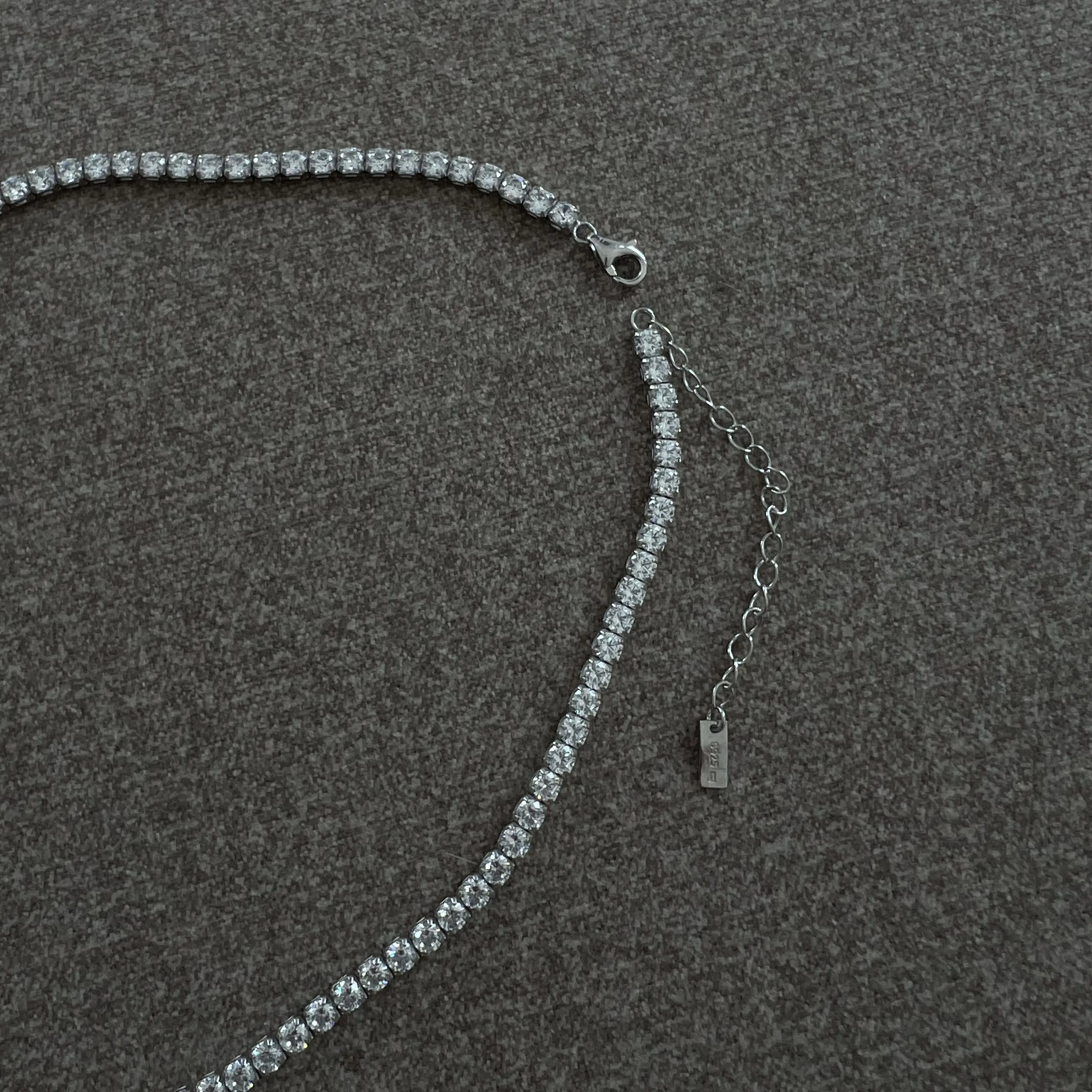 colier tennis 3 mm cu extensie [2]