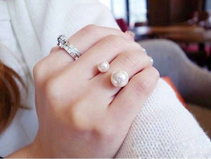 Inel statement perla dubla Artois [3]