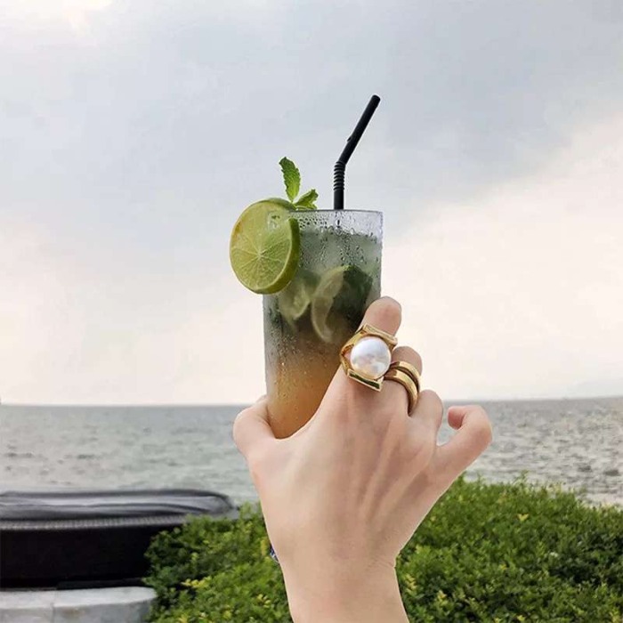 Inel statement perla Manon [4]