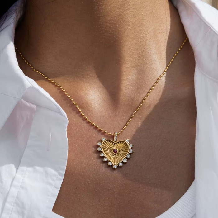 lant cu pandantiv inima Cuorre [2]