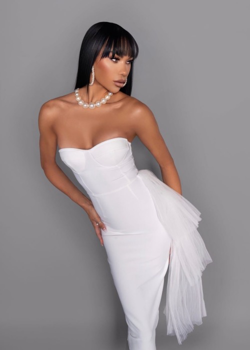 Rochie alba eleganta Marissa [3]