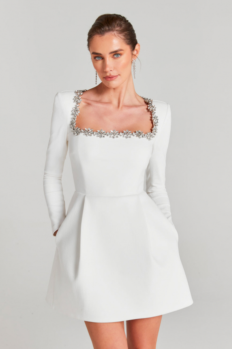 rochie scurta cununie civila Kalla [2]