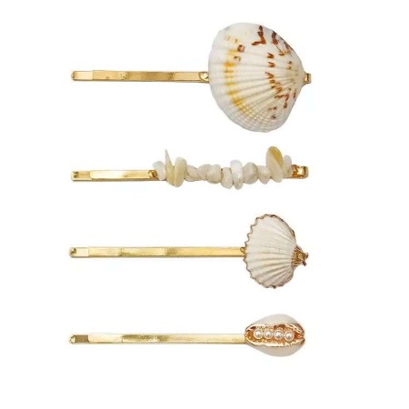 Agrafe par cu scoici si perle SET [0]