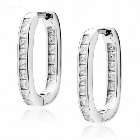 Cercei Argint - cercei argint 925 tennis