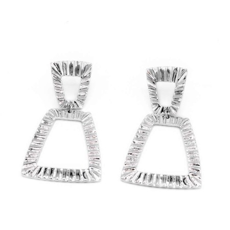 Cercei argintii statement Jasmine [0]