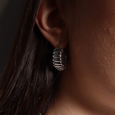 Cercei cerc argintii Rhea S [1]