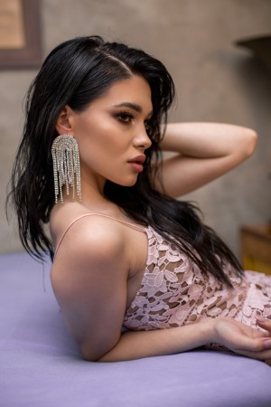 Cercei franjuri cristale Camilla [1]