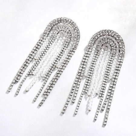 Cercei franjuri cristale Camilla [0]