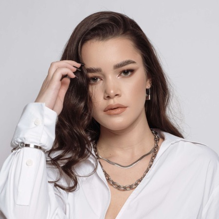 Cercei lacat argintii Roxanne [1]